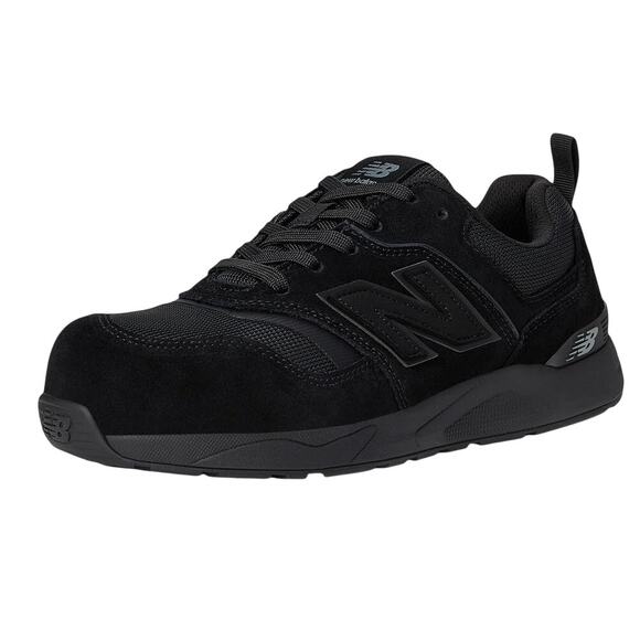 New Balance Mens CT Elite Lite SD Work Sneakers US 9 Wide Black Suede EUC - Picture 1 of 14